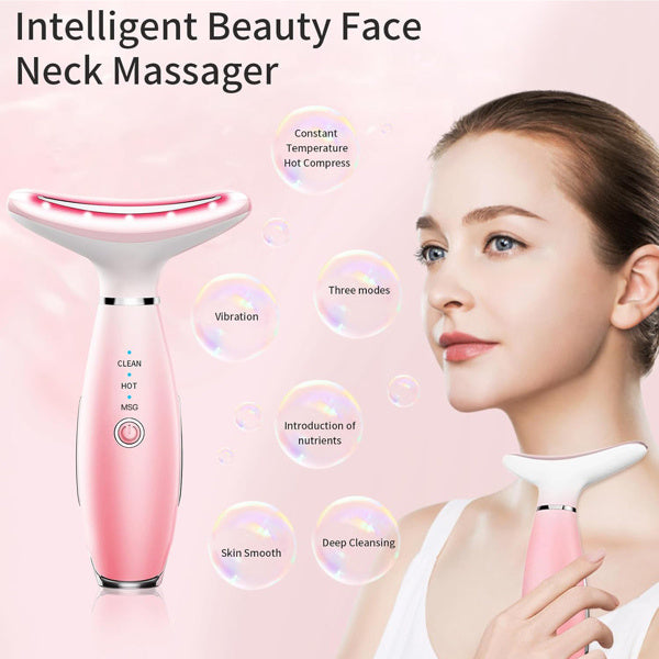 Facial & Neck Massager Device