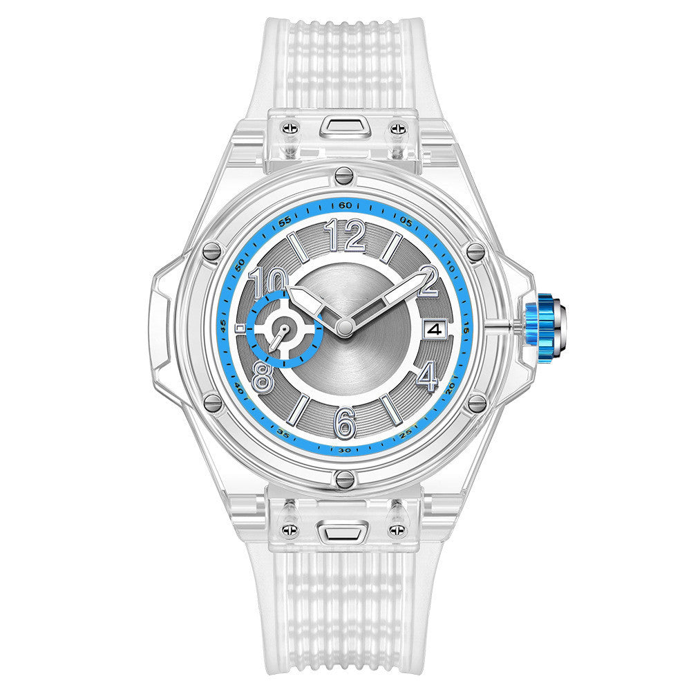 Transparent Luminous Waterproof Watch