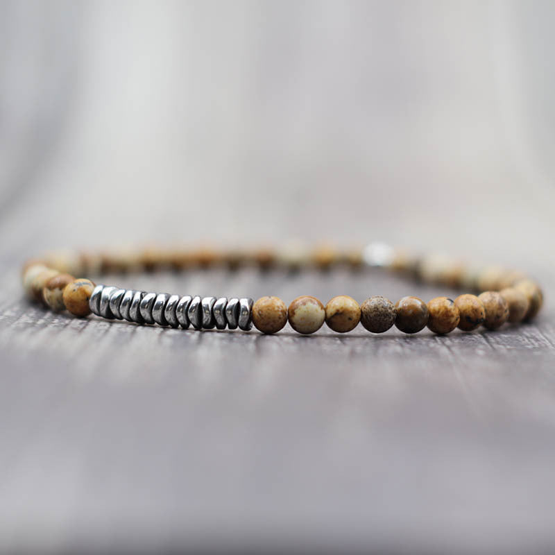 S925 Silver Natural Stone Bracelet