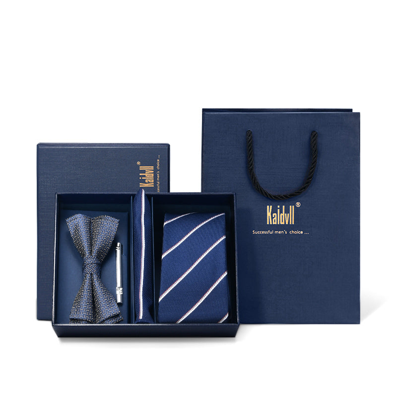 Embroidered Tie Formal Suit Set