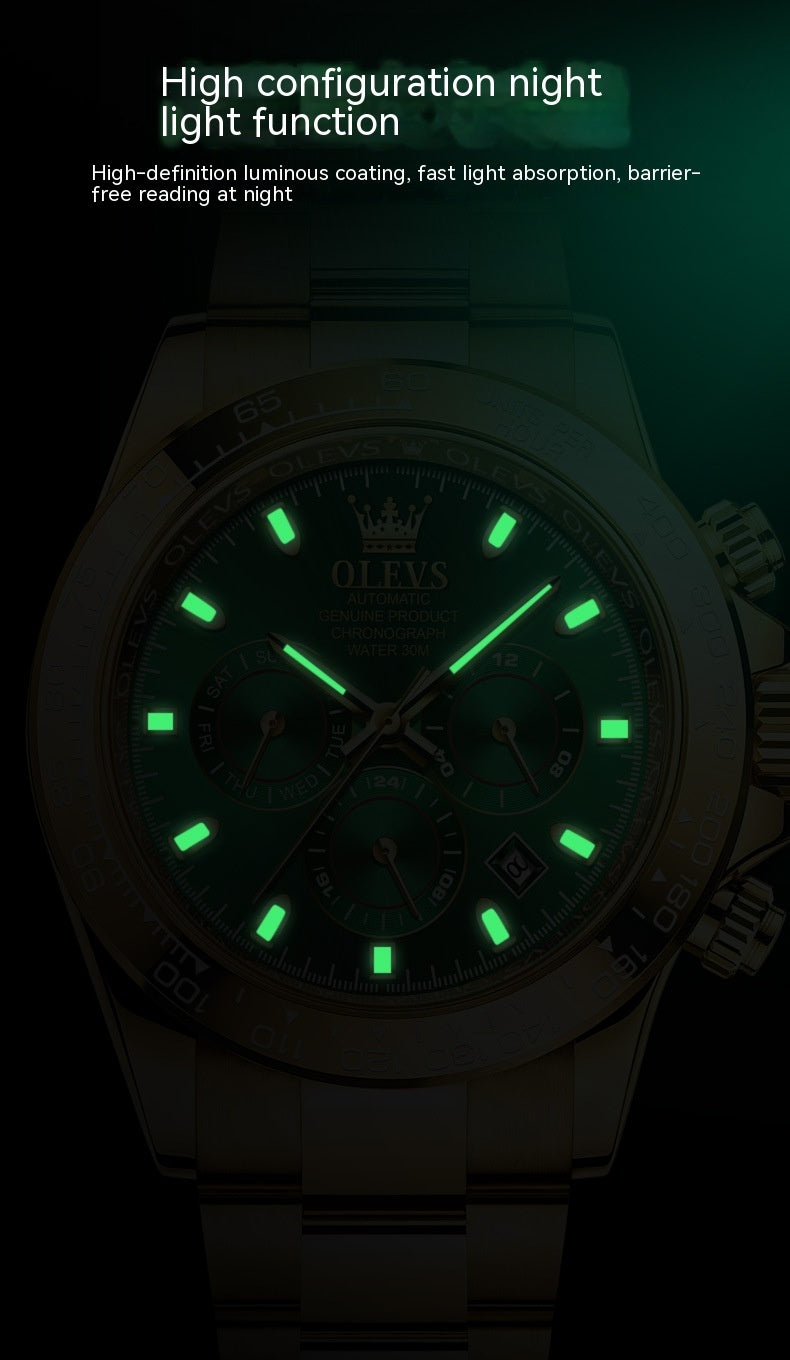 OLEVS Prestige – Men’s Luxury Steel Watch