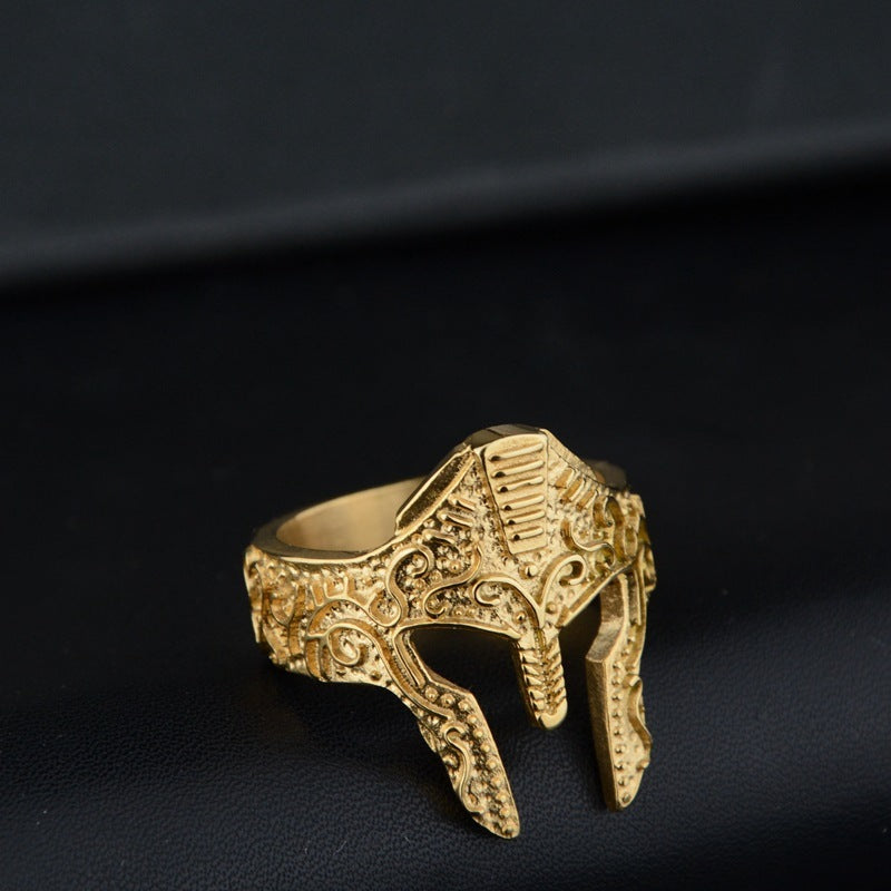 Warrior Mask Ring, Fashionable Style
