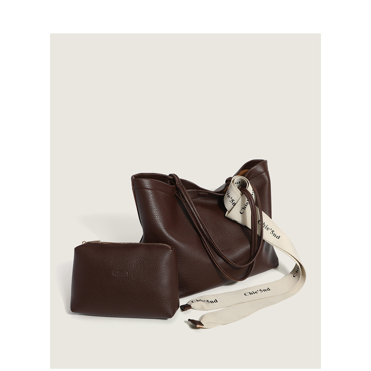 Fashion All-match Shoulder Bag Coffee