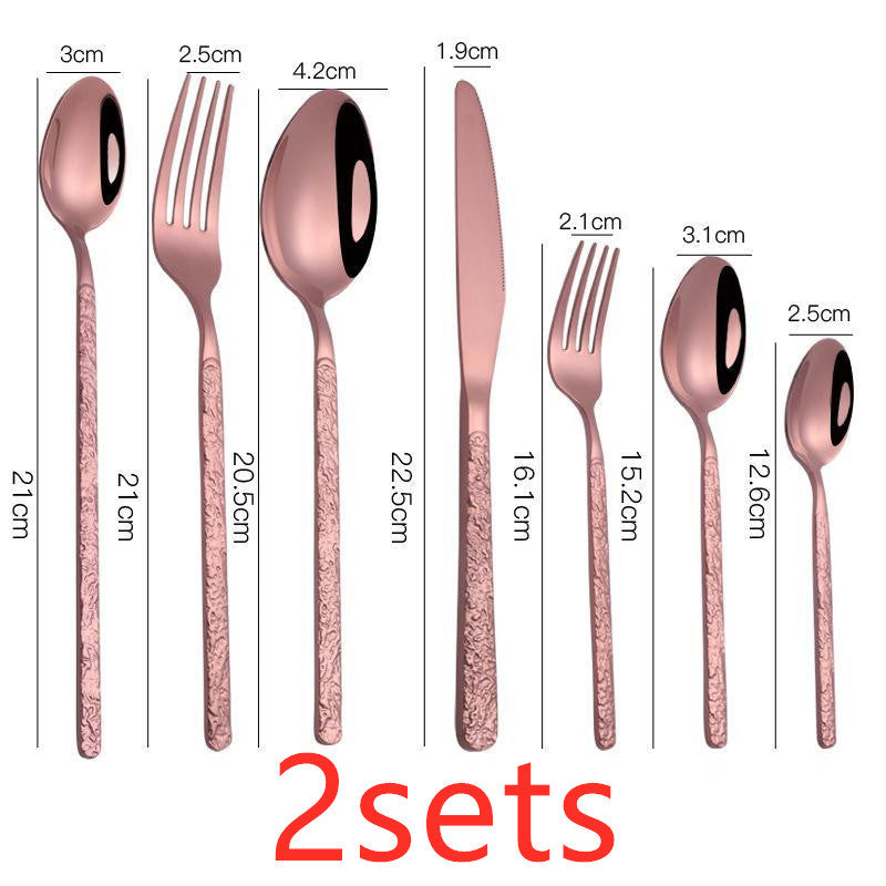 Royal Textured Steak Cutlery Set