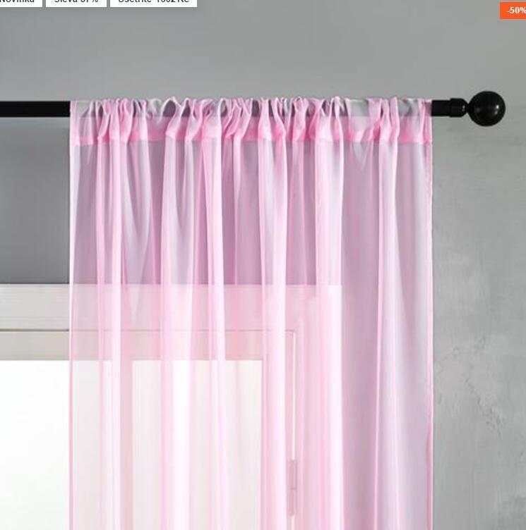Modern Simple Cotton Linen Window Screen