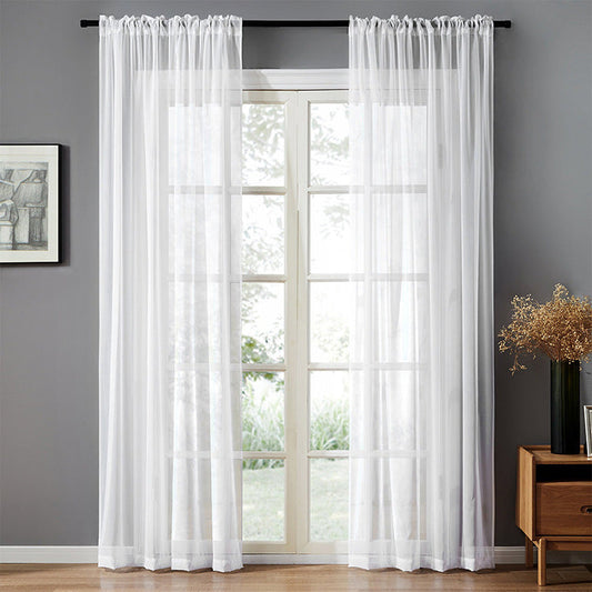 Modern Simple Cotton Linen Window Screen