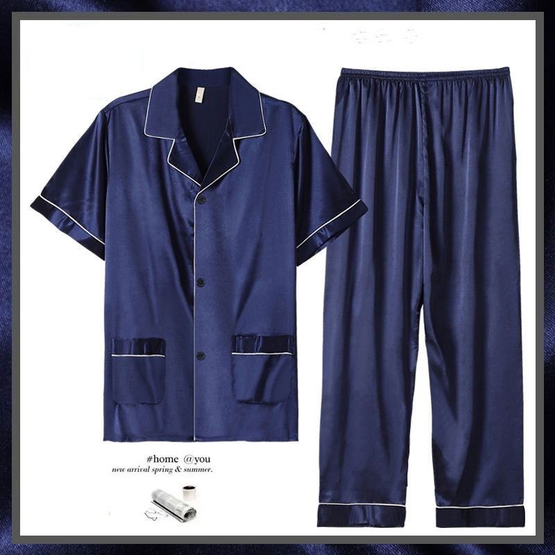 Men's Summer Short Sleeve Thin Suit
