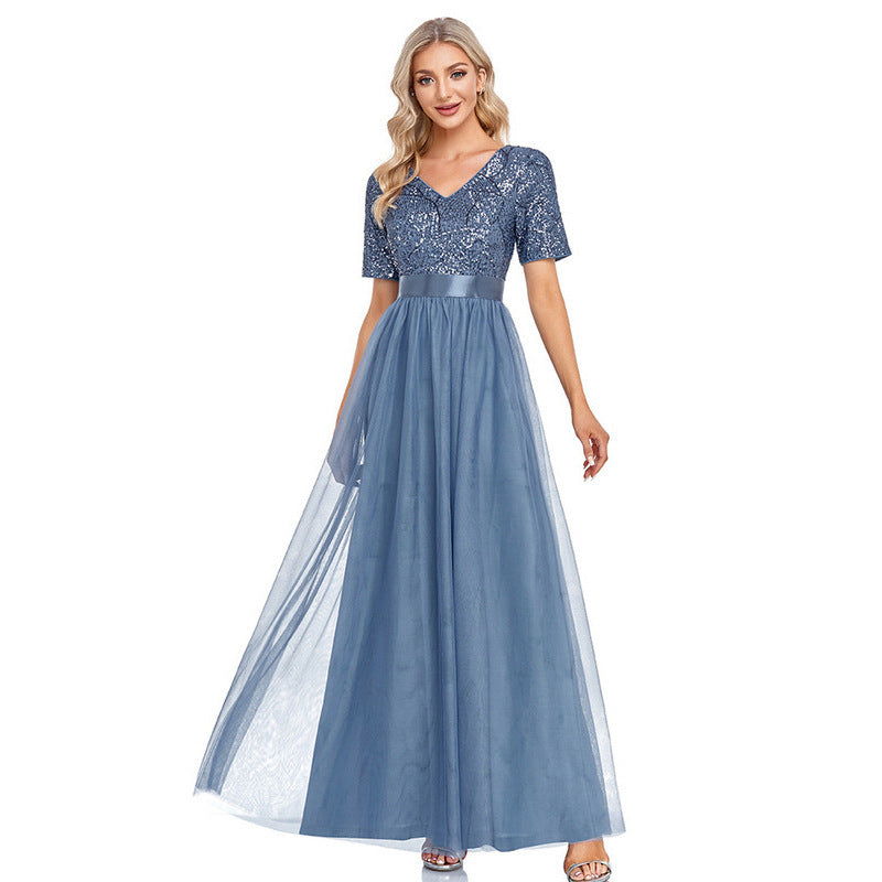 Sparkling A-Line Party Dress