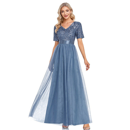 Sparkling A-Line Party Dress