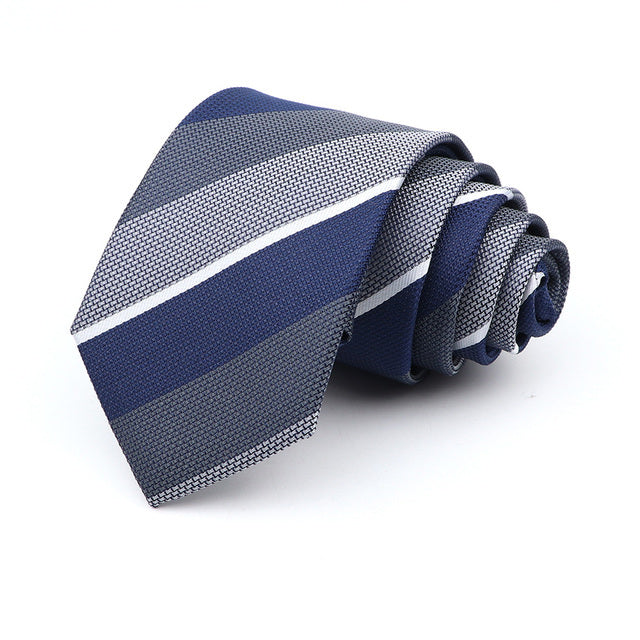 6cm Slim Polyester Plaid Tie