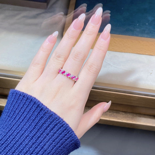 S925 Silver Diamond Ring