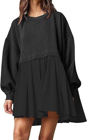 Autumn Chill Sweatshirt Dress