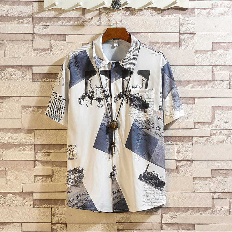 Men's Long Sleeve Shirt Spring Autumn