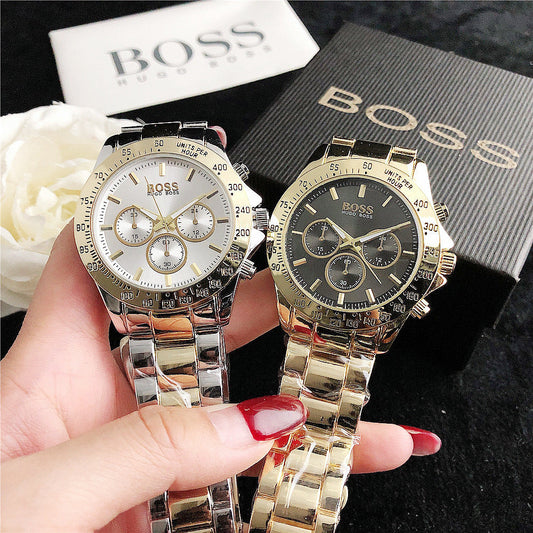 Steel Alloy Fashion Quartz BOSS Watch