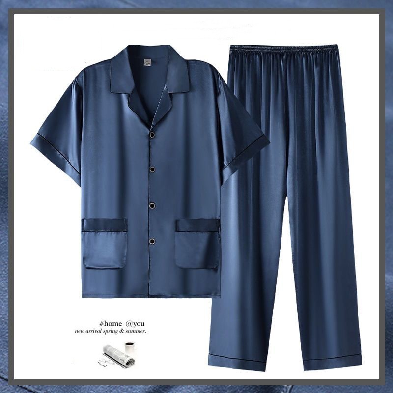 Men's Summer Short Sleeve Thin Suit