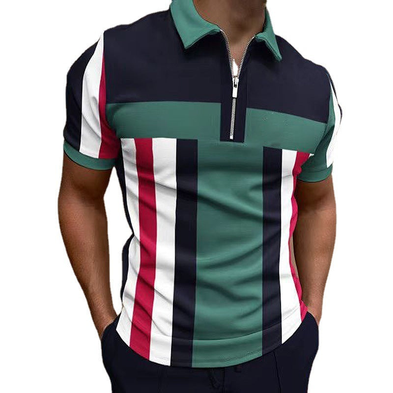 POLO Lapel 3D Pattern Top