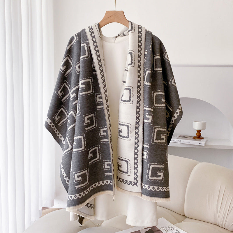 Cashmere-Feel Long Scarf