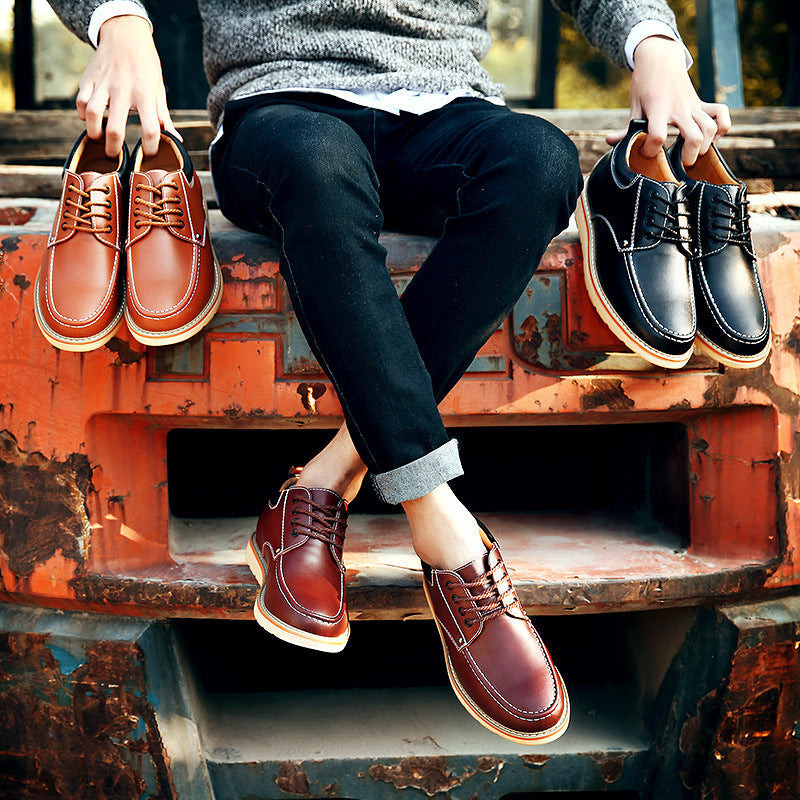 Men's Leather Shoes Height Increasing Insole