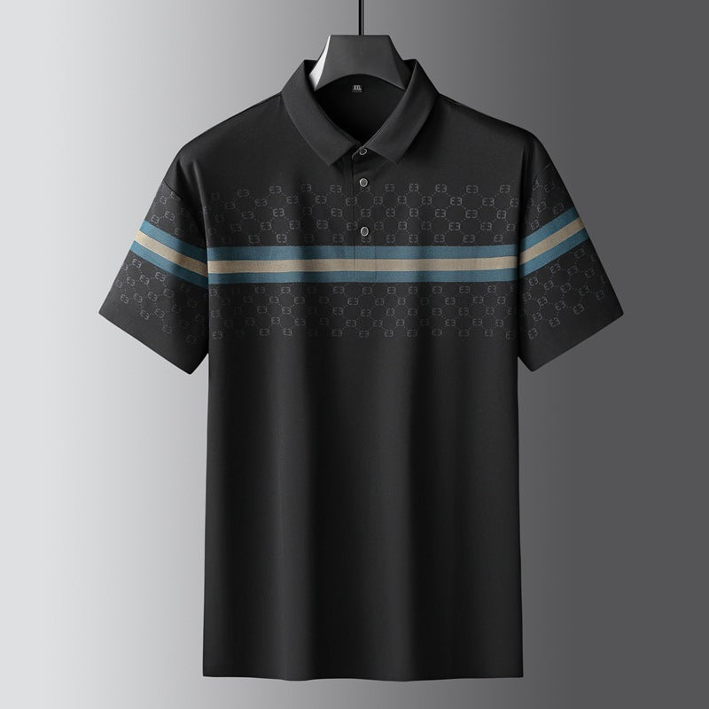 Business Men's Polo Printed Shirt