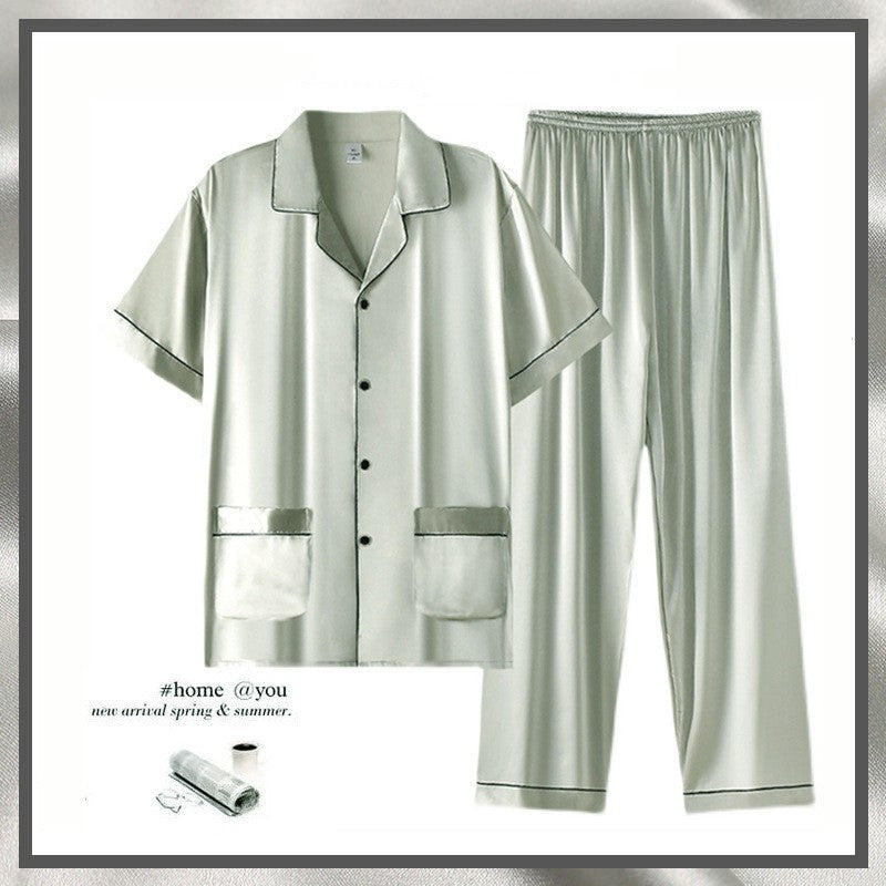 Men's Summer Short Sleeve Thin Suit