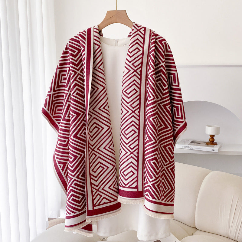 Warm Wool Office Cloak