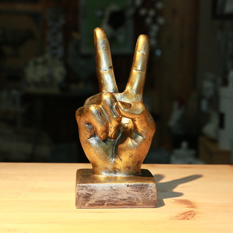 Resin Hand Gesture Decor