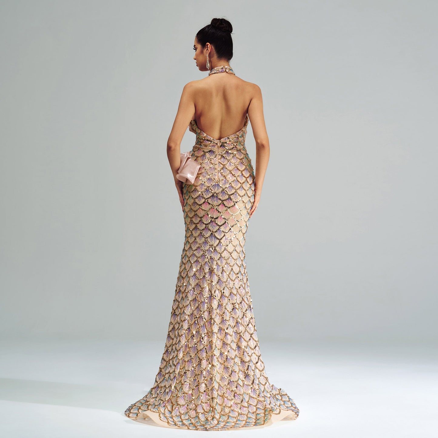 Sequined Mermaid Gown