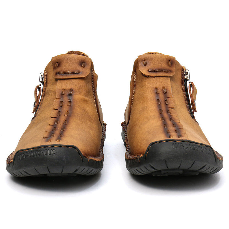 Men’s Zipper Ankle Hiking Boots