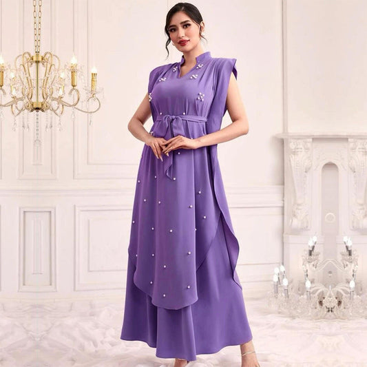 Ruffled Pearl Dress