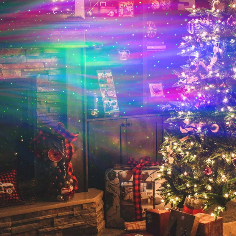 Aurora Borealis Galaxy Star Projector — LED Night Light