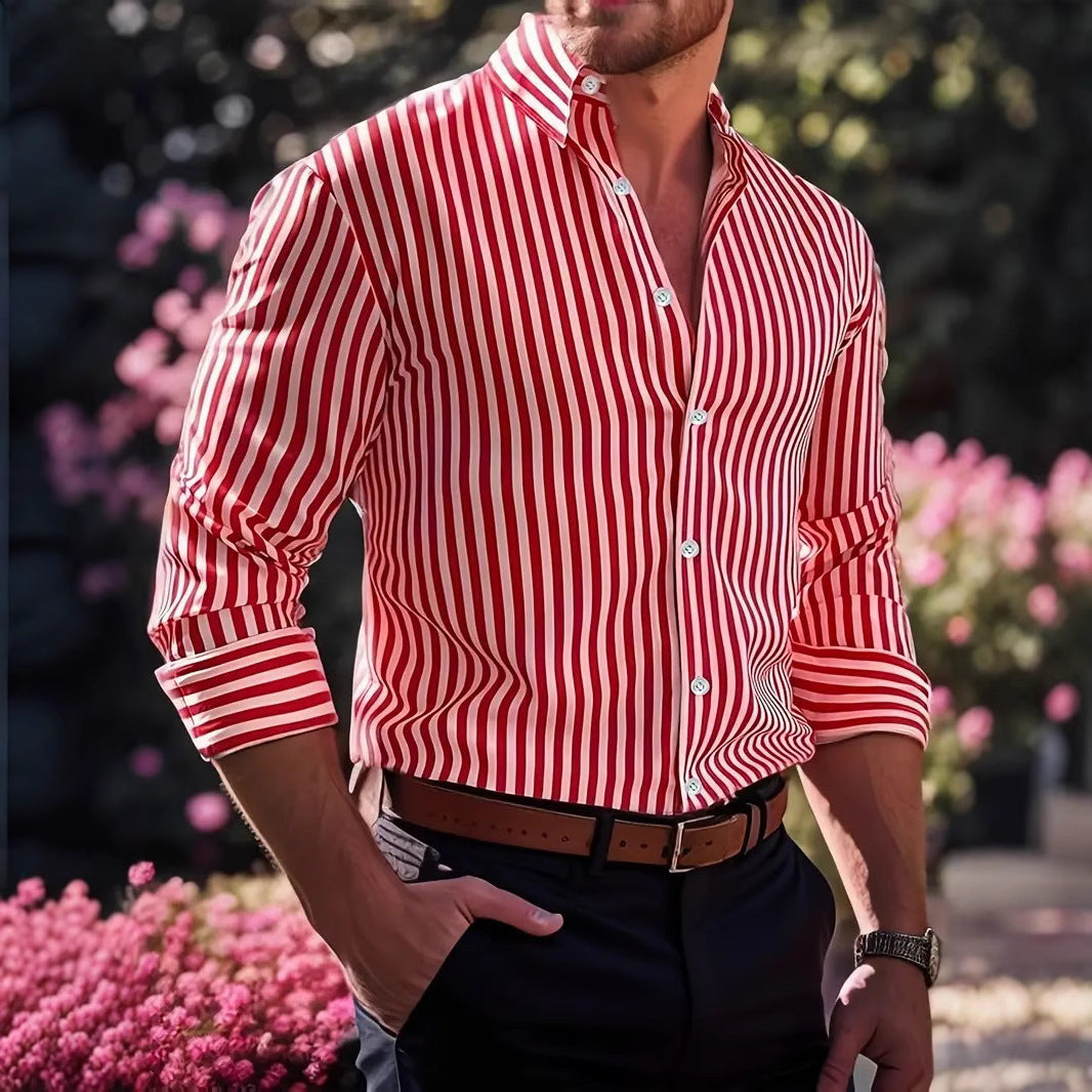 Long Sleeve Creative 3D Printed Shirt
