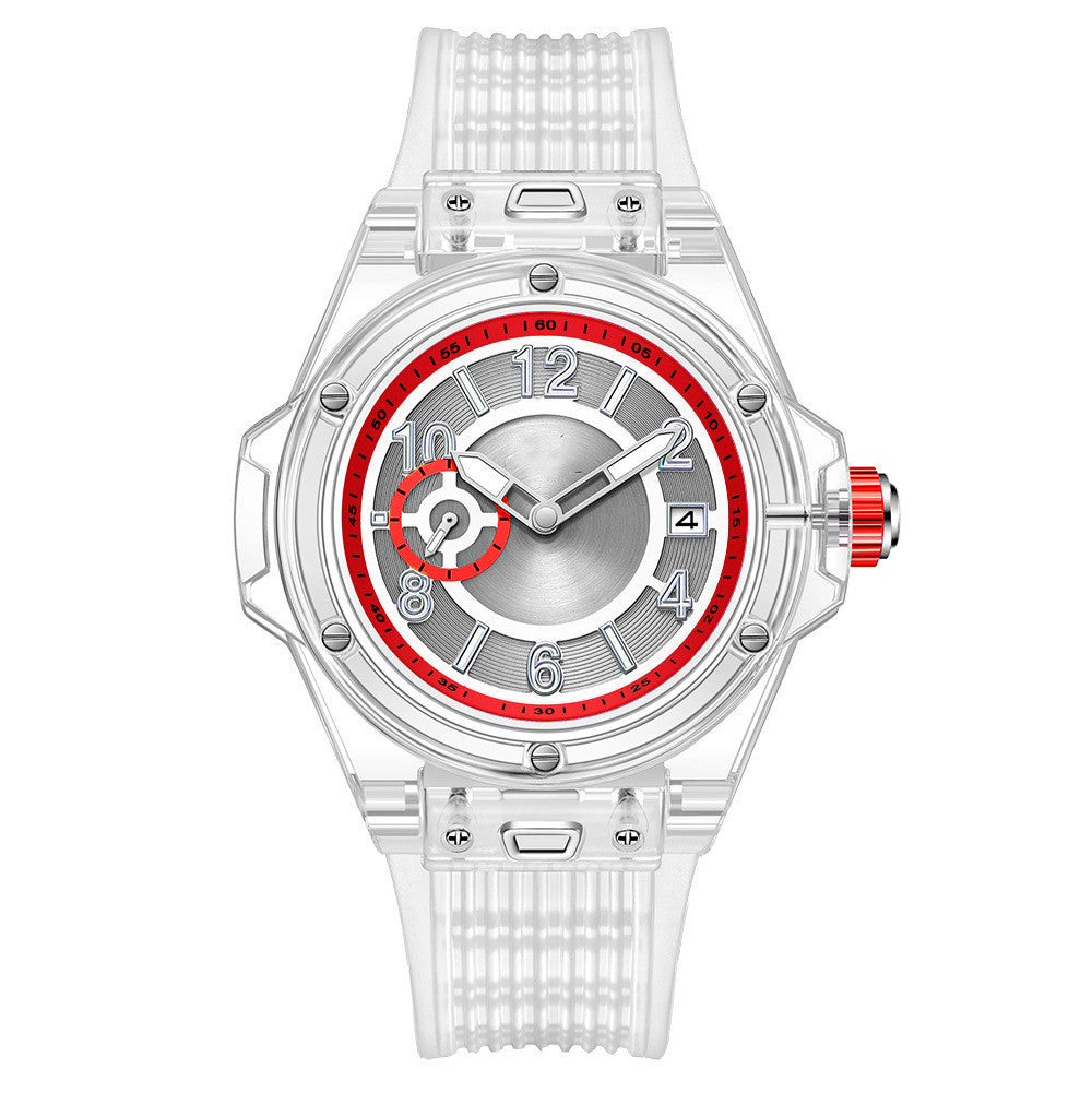 Transparent Luminous Waterproof Watch