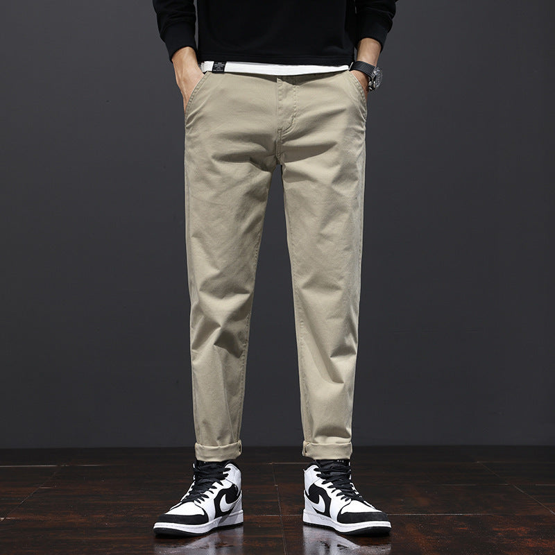 Plus Size Loose Straight Men's Pants