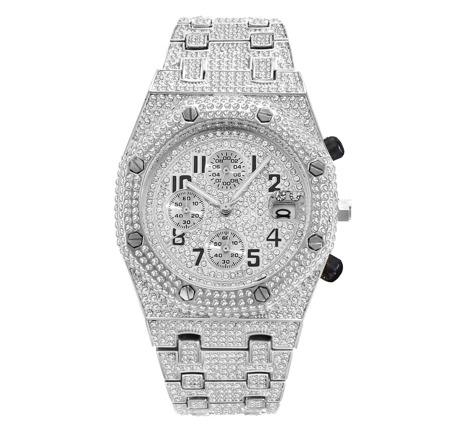 Men’s Diamond Sports Quartz Watch