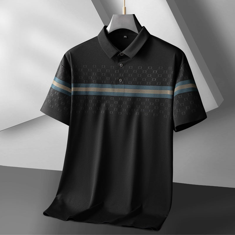 Business Men's Polo Printed Shirt