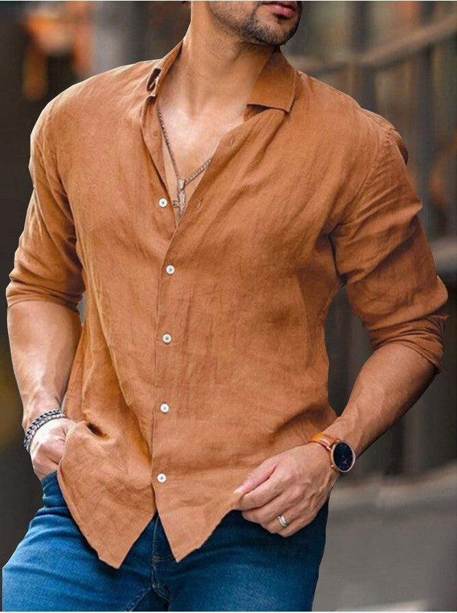 Men's Loose Popular White Shirt