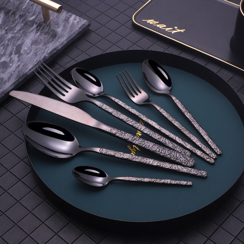 Royal Textured Steak Cutlery Set